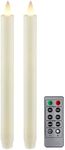 CozierGlow Flameless Taper Candles 