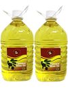 The Oil Factory Pomace Olive Oil - 5 LTR Plastic Bottle Pack of 2