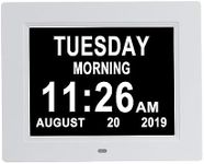 Newest 8 Alarms Digital Clock, Extr