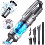 SIMWAL Handheld Car Vacuum Cleaner Cordless - 9500PA Powerful Suction Portable Lightweight Hand Held Vacuum 25-30Mins Last Long Wireless Mini Vacuum With LED Light For Home Office Pet Deep Cleaning