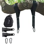 Geezo Tree Swing Hanging Kit (Set of 2)-Holds 4400lbs 10ft Long Straps with Two Heavy Duty Carabiners (Stainless Steel) -Perfect for Tree Swing & Hammocks, Perfect for Swings