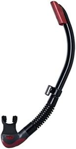 Tusa Platina Hyperdry II Scuba Diving Snorkel Black Silicone - Metallic Dark Red