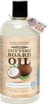 CLARK'S Cutting Board Oil - Refined Coconut Oil - Mineral Oil Free - Cutting Board Oil Food Grade - Coconut Cutting Board Oil - for Butcher Block - Bamboo Cutting Board - Wood Utensil and Countertops