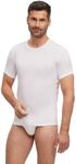 FALKE Men Daily Climate Control Crew Neck Undershirt, White (White 2000), 3XL