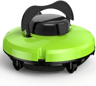 Pool Vacuum for Above Ground Pool, Cordless Robotic Pool Cleaner 120 Mins Runtime, Self-Parking