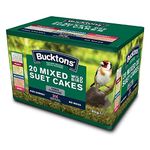 Bucktons Mixed Suet Cake Peanut, Mealworm & Berry - 20 Pack