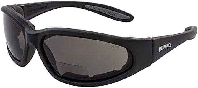 Global Vision Eyewear Hercules Bifocal 2.0 Magnification Anti-Fog Safety Glasses with EVA Foam, Smoke Lens