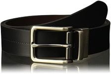 Fossil Men's Reversible Black/Brown Leather Belt, Brandon Black/Brown, 32