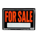 Hy-Ko Products 801 For Sale Aluminum Sign 9.25" x 14" Orange/Black, 1 Piece