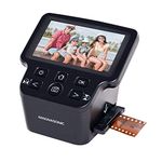 Magnasonic All-In-One 24MP Film Scanner with Large 5" Display & HDMI, Converts 35mm/126/110/Super 8 Film & 135/126/110 Slides into Digital Photos, Built-in Memory (FS71)