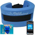 Fluid Running Aqualite Flotation Belt - Light Yet Extremely Buoyant with Comfortable Design Perfect for Aqua Jogging & Aqua Aerobics. Bonus Instructional Videos and Sample Fluid Running Workouts