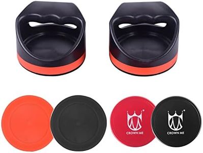 Air Hockey Pushers and Air Hockey Pucks, 2PCS Striker with 2PCS Plastic Pucks and 2PCS logoed Aluminum pucks