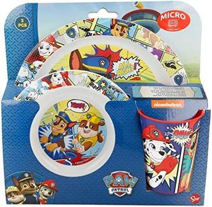 MICRO SET 3 PIÈCES BANDE DESSINÉE DE PAW PATROUILLE
