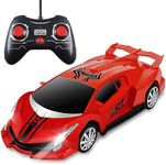 Remote Control Car, 2.4Ghz 1/18 Scale Model Racing Car Toys, RC Car for Kids and Boys with Cool Led Lights, Hobby RC Cars Toys Birthday Gifts for Age 3 4 5 6 7 8-12 Year Old Boys Girls