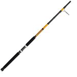 Ugly Stik Bigwater Spinning Fishing Rod,Black/Red/Yellow