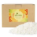 Gr 5 Pound Bag DIY Soy Wax Candle,Natural Soy Wax Making Supplies- Soy Wax Flakes