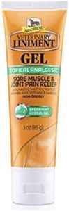 Veterinary Liniment Gel for Muscle and Joint Pain Relief, relives Joint stiffnes & Swelling of Minor Injuries, Over Exertion & Arthritis for Dogs & Horses, Has a Refreshing Spearmint Scent. (85 G.)