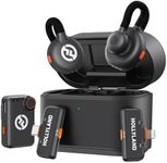 Hollyland Lark M2S Ultimate Combo (Camera RX+USB-C RX+Lightning RX) Wireless Lavalier Microphone for iPhone/Camera/Android/PC, Compact Mic, Titanium Clip, Noise Cancelling, Content Creation