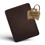 MastaPlasta Extra Large Instant Self-Adhesive Suede Repair Patch - Brown Suede 28cm x 20cm (11in x 8in). Upholstery Quality Patches for Sofas, Car Seats, Bags & More. Perfect for most velvets!