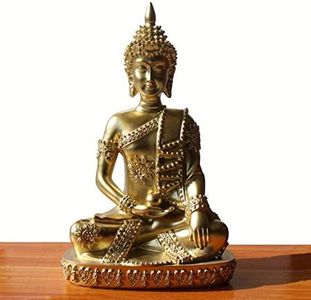 Carefree Fish Buddha Statue Minimalist Sandstone Decoration Buda Decor Bring Home a Ray of Sunshine 8Inch