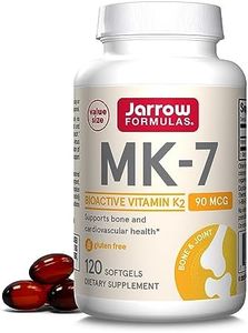 Jarrow Formulas MK7 , Promotes Bone Health, 90 mcg, 120 Softgels