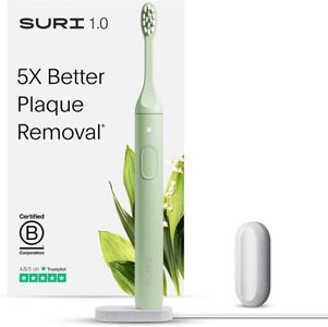 SURI Sonic Electric Toothbrush – Green Rechargeable