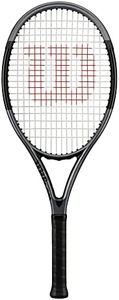 Wilson H2 Adult Recreational Tennis Racket - Grip Size 2-4 1/4, Grey/Black