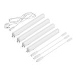 Parlat LED Under-Cabinet luminaires Rigel, Each 31.3cm, 40cm Cable, Each 445lm, White, Set of 4, BS