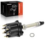 A-Premium Small Block Big Block EFI TBI Distributor Compatible with Chevy GMC Vehicle - V8 5.0L, 5.7L, 7.4L - C/K 1500 2500 Pickup, Camaro, Blazer, Yukon, Jimmy, C60, P30, Tahoe - 1987-1997, Black Cap