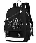 School Backpacks for Teen Boys, Luminous School Bag Bookbags for Kids (Space Rocket)