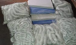 Kavyatech Profit with Saving Binding Machine Combo for Coils Springs Binders Using Lose Spiral 5 Kg 5 Sizes Pack, 200 Cover PVC Sheets Pro (Blue-White)