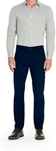 Van Heusen Men's Slim Fit Flex 4-Way Stretch Tech Pant, Navy Blazer, 32W x 30L