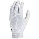 Nike Huarache Series Youth Boys' Baseball Batting Gloves Pair White | White Youth Medium