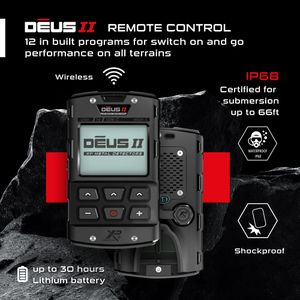 XP Deus II Metal Detector – 11" Waterproof Search Coil