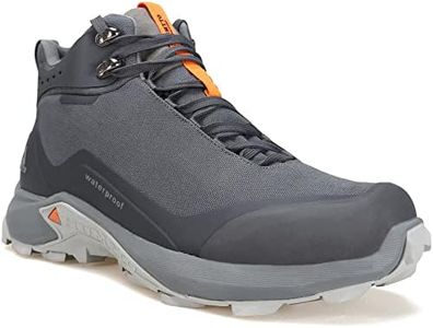 HUMTTO Men's All-Terrain Waterproof Hiking Boots Lightweight Breathable Outdoor Ankle Boots Trekking Hiking Shoes 10.5 Grey