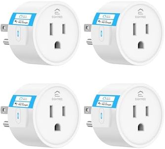 EIGHTREE Smart Plug, Smart Plugs That Work with Alexa and Google Home, Compatible with SmartThings, Smart Outlet with WiFi Remote Control and Timer Function, 2.4GHz Wi-Fi Only, 4 Packs