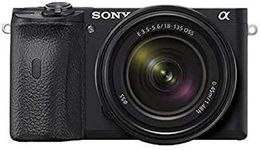 Sony Alpha 6600 APS-C Mirrorless Camera with Sony 18-135mm f/3.5-5.6 Zoom Lens ( Fast 0.02s Autofocus, 5-axis in-body optical image stabilisation, 4K HLG, Flip Screen for Vlogging )