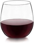 Libbey Stemless Red Wine Glasses, 1