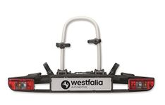 Westfalia Bikelander Classic Bike Rack for Towbars | Bike Carrier for 2 Bicycles | Suitable for E-bikes | Foldable, black
