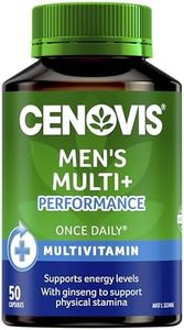 Cenovis Men’s Multivitamin Plus Performance Capsules 50 - Supports Energy Production, Healthy Immune System Function and Male Reproductive System Health