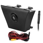 Qiilu CCD HD Front View Camera 170° Wide Angle Waterproof Night Vision Fit for Kuga Escape C520 12‑19 S5i313