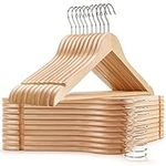 Amber Home Wooden Coat Hangers 20 P
