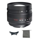 7artisans 50mm f0.95 APSC Manual Lens Compatible with Fujifilm X Mount, Bonus: Focus tab and Lens Bag, ✰Canadian Authorized reseller with Warranty✰, Compatible with Fuji X Mount