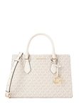 Michael Kors handbag for women Sheila satchel medium, Light Cream Multi