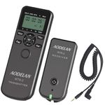 AODELAN Camera Wireless Shutter Release Timer Remote Control for Sony ILCA-77M2, 99M2, 99V; SLT-A33, A35, A37, A55, A57, A65, A67, A77, A99; DSLR-A100, A200, A300, A350, A400, A450 and More