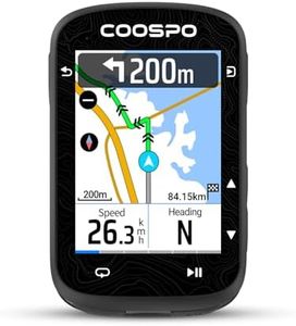 COOSPO Color Touchscreen GPS Bike Computer CS600, Wireless IPX7 Waterproof Cycling GPS Speedometer with Bluetooth/ANT+, Backlight Route Navigation, Support Bike Radar & 36H Battery Life