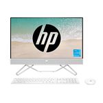 HP All-in-One 12th Gen Intel Core i3-23.8 inch(60.5 cm) 8GB RAM/512GB SSD/FHD, Micro-Edge, Anti-Glare Display/Wireless Keyboard & Mouse/Intel UHD Graphics/Win 11/5.37 Kg, 24-cb1901in