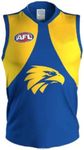 West Coast Eagles AFL Footy On Field Replica Men's Jumper/Guernsey/Jersey (Large) Blue and Yellow