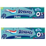 2 X Advance Toothpaste for Kids 9 to 12 Years, 75ml - Toothpaste Multipack - Fluoride Protection for Strong Teeth and Fresh Breath.