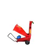 Farm Tech Heavy Duty Electric Wood Chipper with Wheels - 3 HP, 50mm Shredding Capacity, 2800 RPM, 85kg - Portable Branch & Limb Shredder